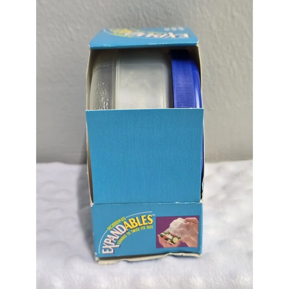 New USA Vintage Expandables Container Robbins Food Storage Tupperware Adjustable